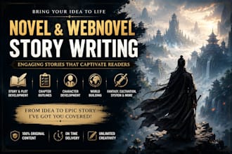 create unique novel plots, story outlines, and chapter plans