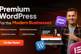 create modern german wordpress website responsive and gdpr ready
