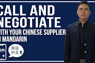 call and negotiate with your chinese supplier in mandarin