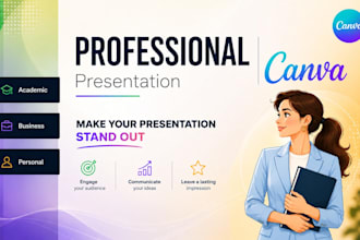 design a professional canva presentation