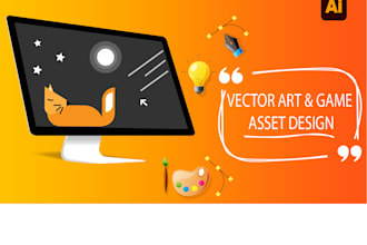 craft premium mobile game UI and vector assets