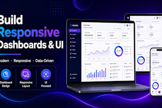 build responsive dashboards and ui