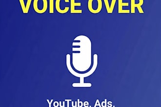 record a professional urdu hindi male voice over for youtube ads