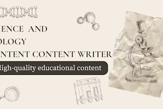 write well researched educational content