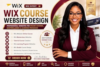 wix online course,masterclass,tutorial course creattion,wix learning program