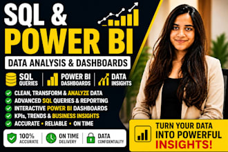 perform professional data analysis using python and sql