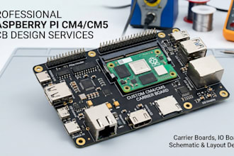 design pcb for raspberry pi compute module cm4 cm5, carrier board, cm5 io board