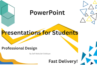 create powerpoint presentations for students and assignments