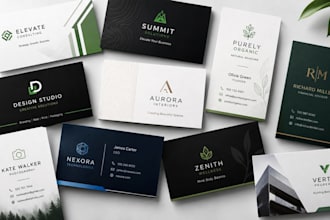 design a professional and creative business card