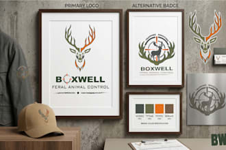 design a professional deer mascot or hunting logo