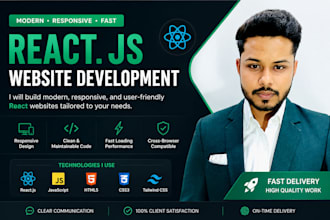 build a responsive reactjs website