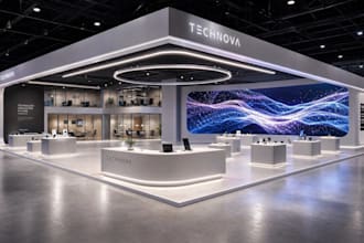do 3d booth design large scale exhibition booth design 3d booth design renders
