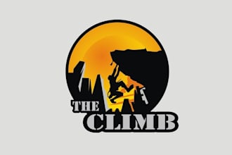 create a eye catching logo for the climb obstacle courses