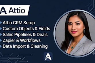 set up attio crm, sales pipeline, and workflow automation