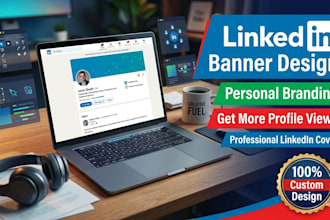 design a professional linkedin banner for personal branding