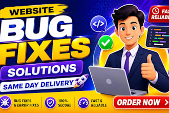 fix bugs and issues in javascript, react, node js express and mongodb