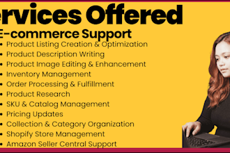 virtual assistant for ecommerce and customer service support