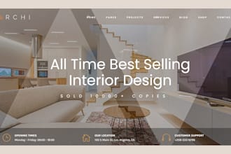 design a google sites website for your interior design business