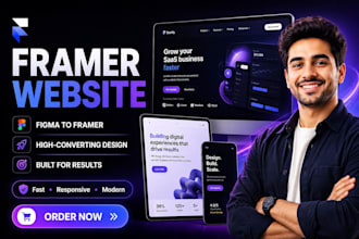 design framer website or convert figma to framer