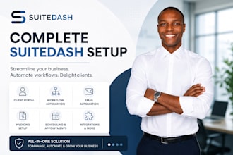 setup suitdash CRM, client portal, onboarding and workflow automation