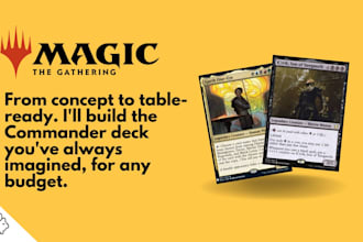 create a fun commander deck based on your ideas
