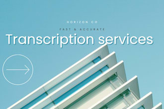 do professional audio transcription and video transcription