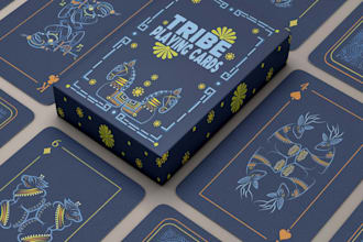 custom playing card game decks blackjack card box poker card and illustrations