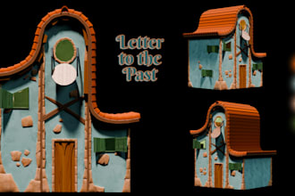 make you a stylized 3d model in blender