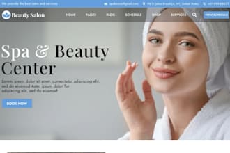 create luxury skincare website,beauty brand website skincare,spa cosmetic store