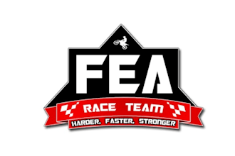 create a cool racing logo for our motocross race team