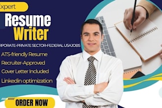 revamp and update ats resume, federal resume and cover letter