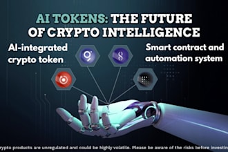 develop an ai powered crypto token with smart contract and automation