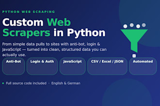 scrape data from websites that block normal scrapers