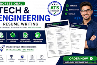create a professional engineering resume and tech CV that gets you hired