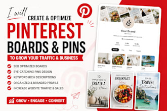 design pinterest pins and organize boards for your brand