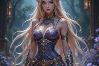 draw fantasy character illustration