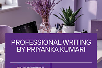 write SEO blogs and creative content for you