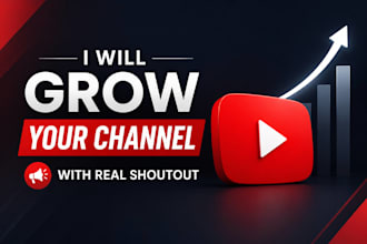 grow your youtube channel with real shoutout promotion