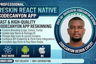 reskin react native codecanyon app