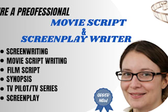 do movie script writing screenplay screenwriting, youtube script, script writing