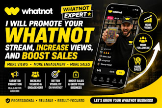 promote your whatnot stream increase views and boost sales