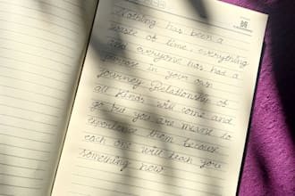 create neat handwritten notes and assignments