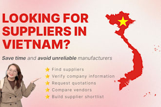 find reliable suppliers and manufacturers in vietnam