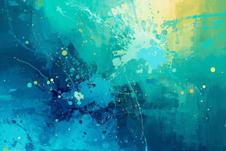 paint digital abstract art works