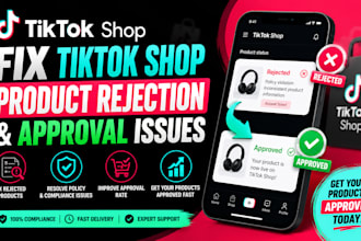 fix tiktok shop product rejection and approval issues