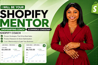 be your shopify dropshipping mentor and coach for ecommerce success