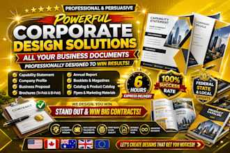 a capability statement design for government contract, sam gov