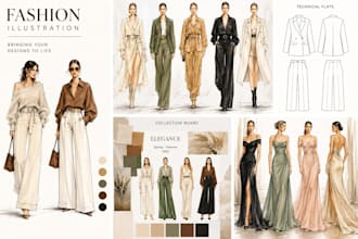 illustrate your fashion designs