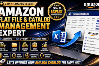 be your amazon flat file and catalog management expert