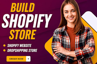 build shopify store design, shopify store, shopify website